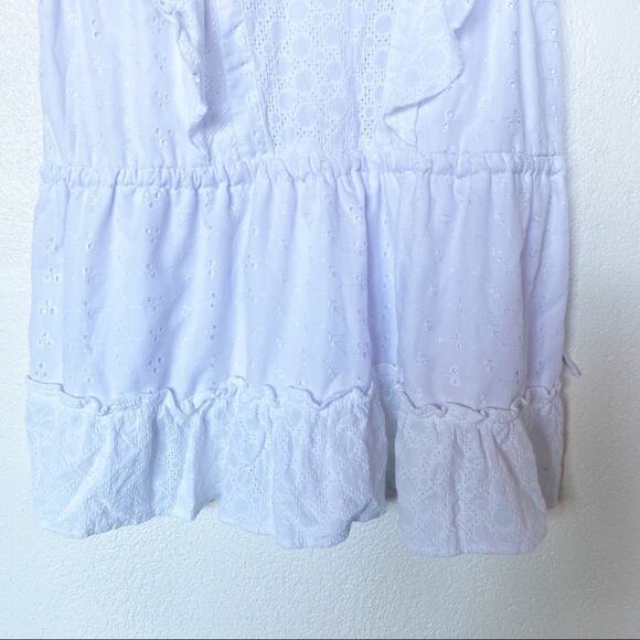 Missguided Eyelet Crochet Sleeveless Dress Size 10 - Picture 7 of 11